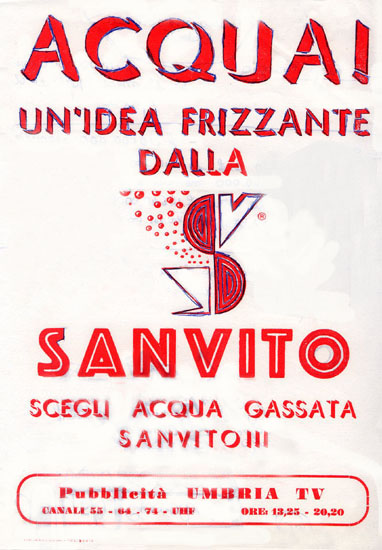 Volantino di San Vito degli anni '80